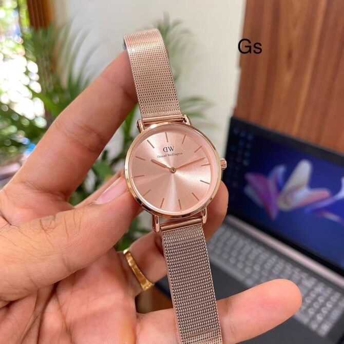 First Copy Daniel Wellington (DW) Classy Rose Gold Ladies Watch