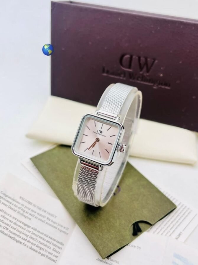 First Copy Daniel Wellington (DW) Square White Dial Ladies Watch