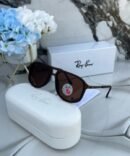 First Copy RayBan Metal Body Brown Sunglasses