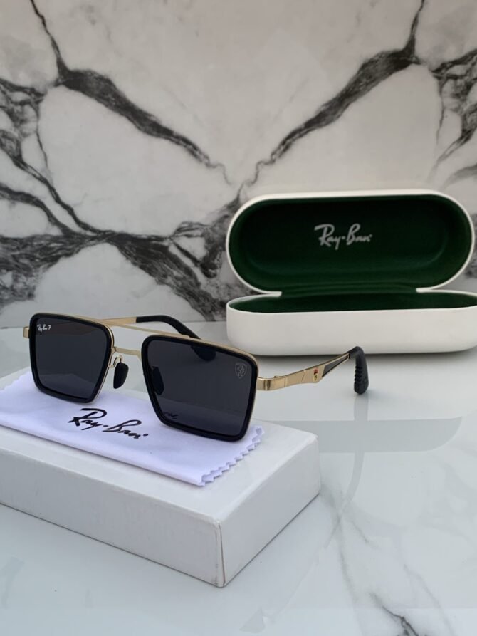 First Copy RayBan 3601 Gold Black Sunglasses