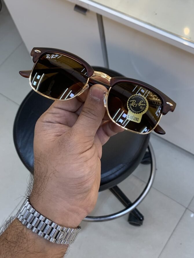 First Copy RayBan Club Master Brown Sunglasses