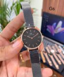 First Copy Daniel Wellington (DW) Gold Black Dial Ladies Watch