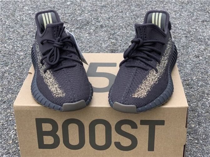 First Copy Adidas Yeezy Sply 350 V2 Cinder Reflective Semi UA Quality Shoes For Mens