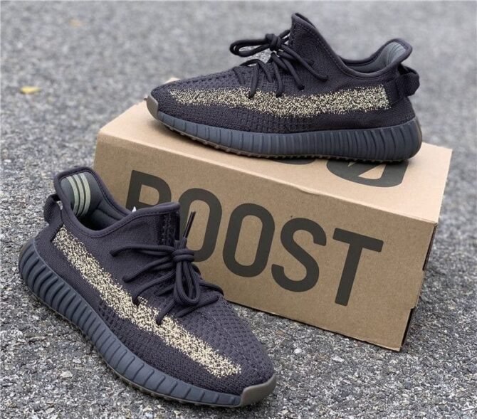 First Copy Adidas Yeezy Sply 350 V2 Cinder Reflective Semi UA Quality Shoes For Mens