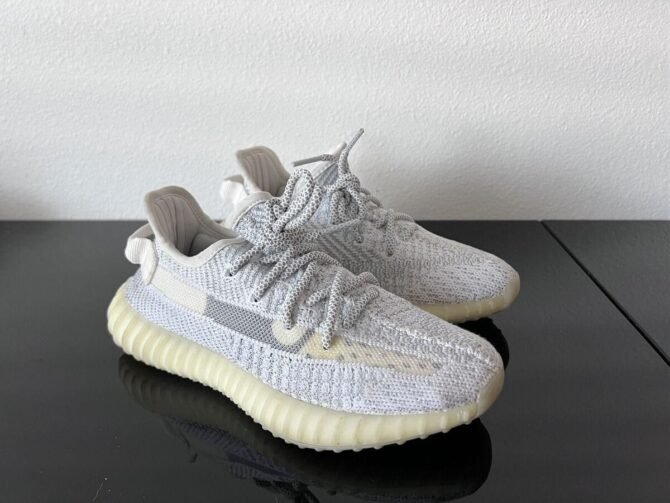 First Copy Adidas Yeezy Boost 350 V2 Cloud White Semi UA Quality Shoes For Men