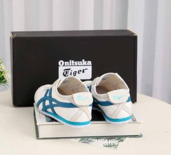 First Copy Onitsuka Tiger Blue White Mexico 66 Shoes for Girl’s