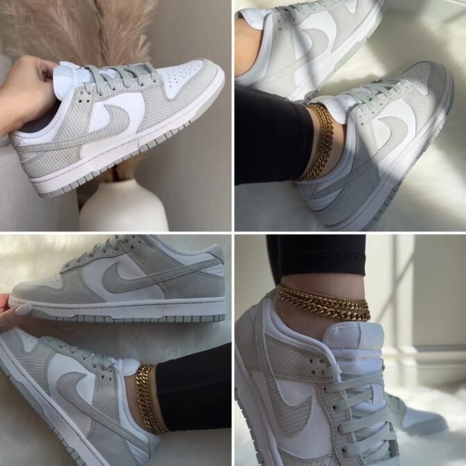 First Copy Nike Dunk Low Pink Corduroy Women’s Shoes