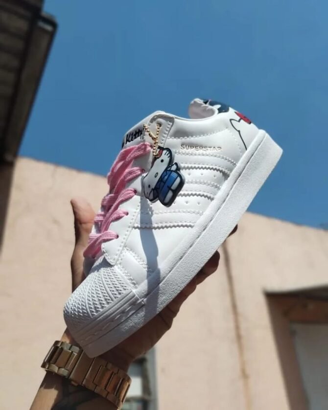 First Copy Adidas Super Star X Hello Kitty Sneakers