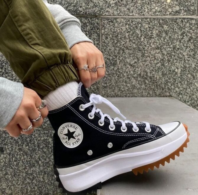 First Copy Converse All Star Black Shoes
