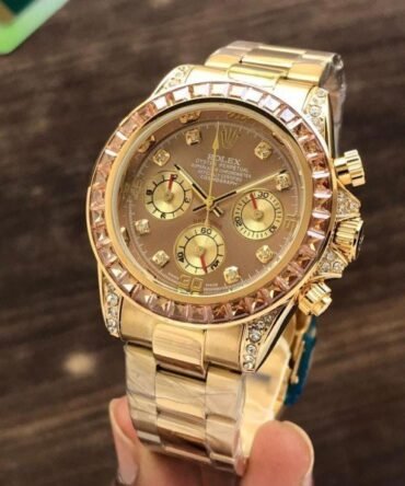 Rolex Oyster Diamond Full Gold Perpetual Daytona Chronograph