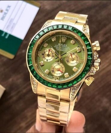 Rolex Oyster Diamond Green GoldPerpetual Daytona Chronograph