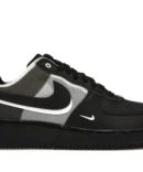 AF 1 Low React Double Swoosh Black White Shoes