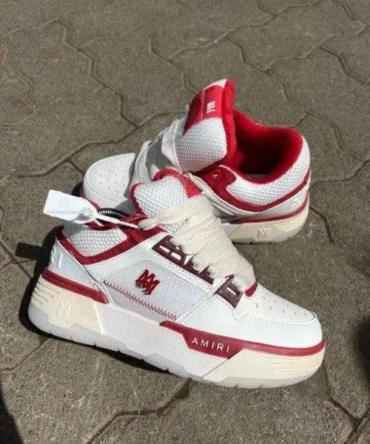 Amir Ma 1 Low White Beige Red Shoes