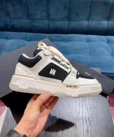Amiri Ma 2 Alabaster Low Black White Shoes