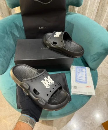 Amiri Sandal Ss2024 For Mens Grey Shoes