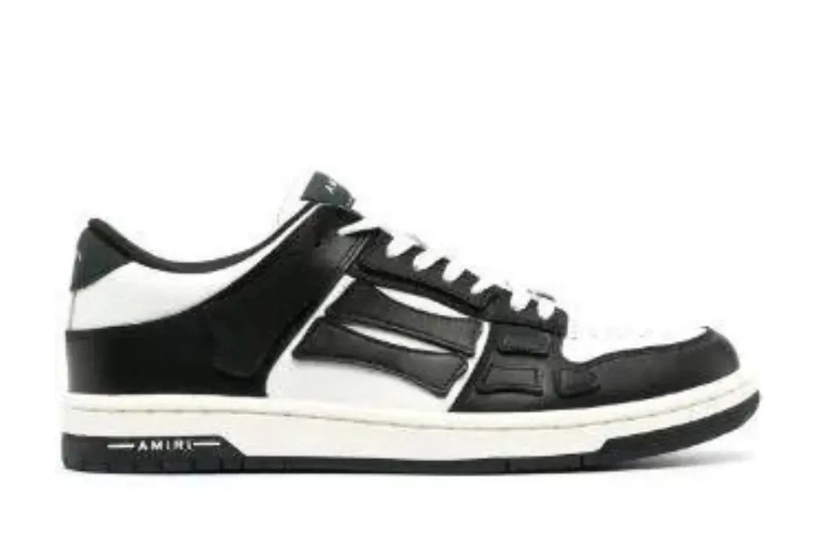 Amiri Skel Top Low Black Shoes