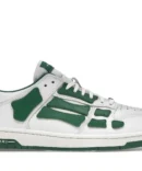 Amiri Skel Top Low White Green Shoes