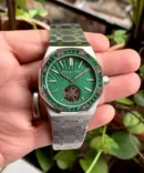 Audemars Piguet Tourbillion Silver Green Watch