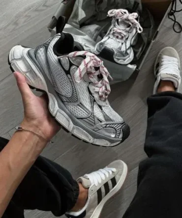 Balenciaga 3XL Beast Mode Sneakers Silver