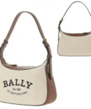 Bally Coralye Canvas Shoulder Bag With OG Box & Dust Bag – Bag
