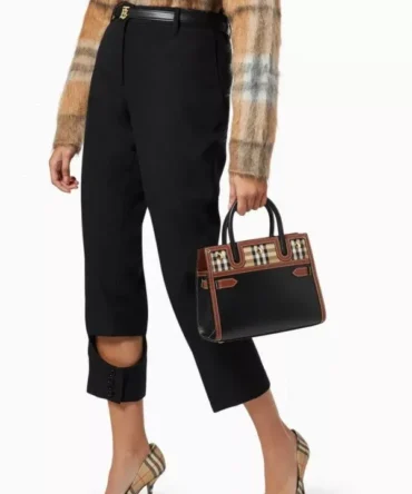 Burberry Baby Title Bag in Vintage Check Leather with Original Box & Dust Bag (3317)