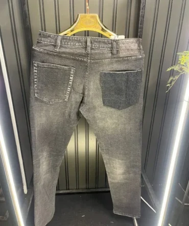 Chanel Imported Charcoal Black Jeans
