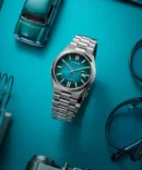 Citizen Tsuyosa Automatic Watch Turquoise Blue Dial Steel Bracelet 40 mm Watch