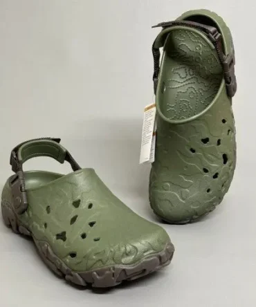 Crocs All Terrain Atlas Army Green Clogs Sandals Premium