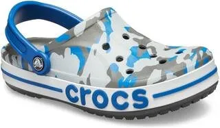Crocs Grey Blue Bayaband Graphic II Signature