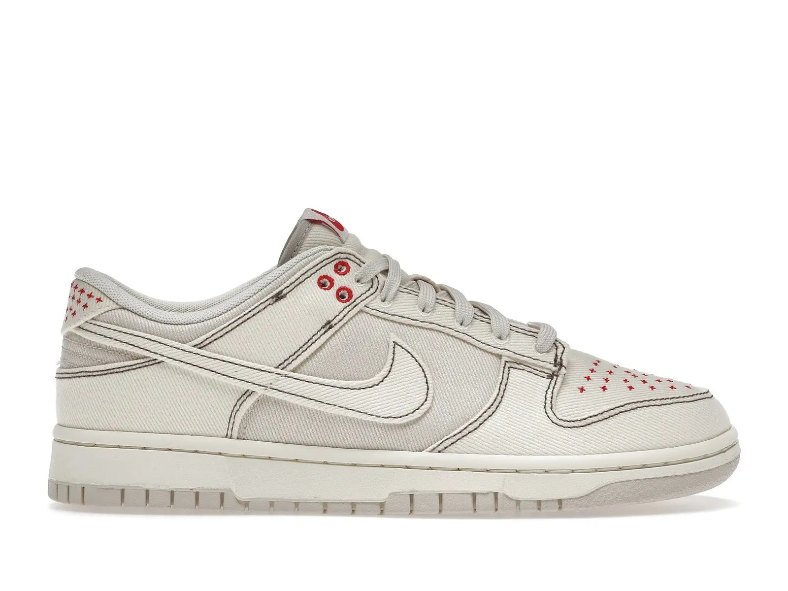 Nike Dunk Low Light Orewood Brown Sashiko Shoes