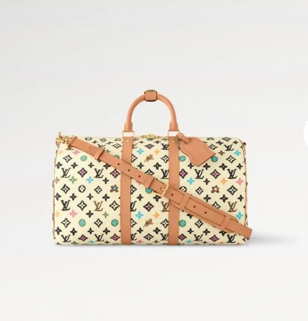 Louis Vuitton Keepall Duffle 45 Monogram Craggy Canvas Tyler Colorful With Dust Bag Tag & Lock Key (2024)