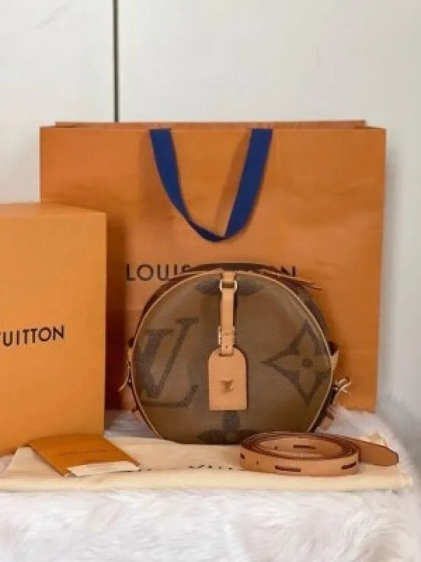 Louis Vuitton LV Boite Chapeau Souple in Giant Reverse Monogram Limited Edition (Bag)
