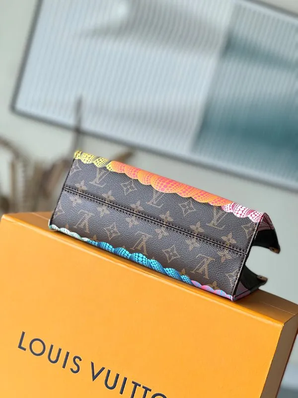 Louis Vuitton LV N x Yayoi Kusama Monogram Pumpkin Dots Onthego With OG Box & Dust Bag (Premium)