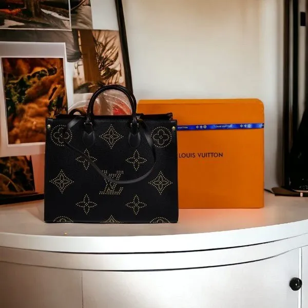 Louis Vuitton LV On The Go PM Premium Quality With OG Magnetic Box & Dust Bag - Coin Pouch (Pumpkin - 549)
