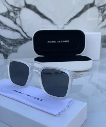 Marc Jacobs 6019 White Black Sunglasses