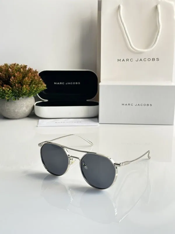Marc Jacobs 9025 Silver Black Sunglasses