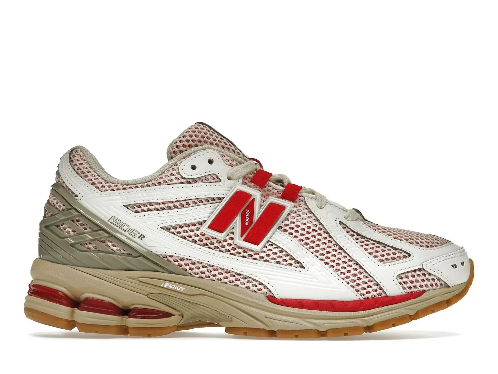New Balance 1906R Sea Salt True Red Shoes