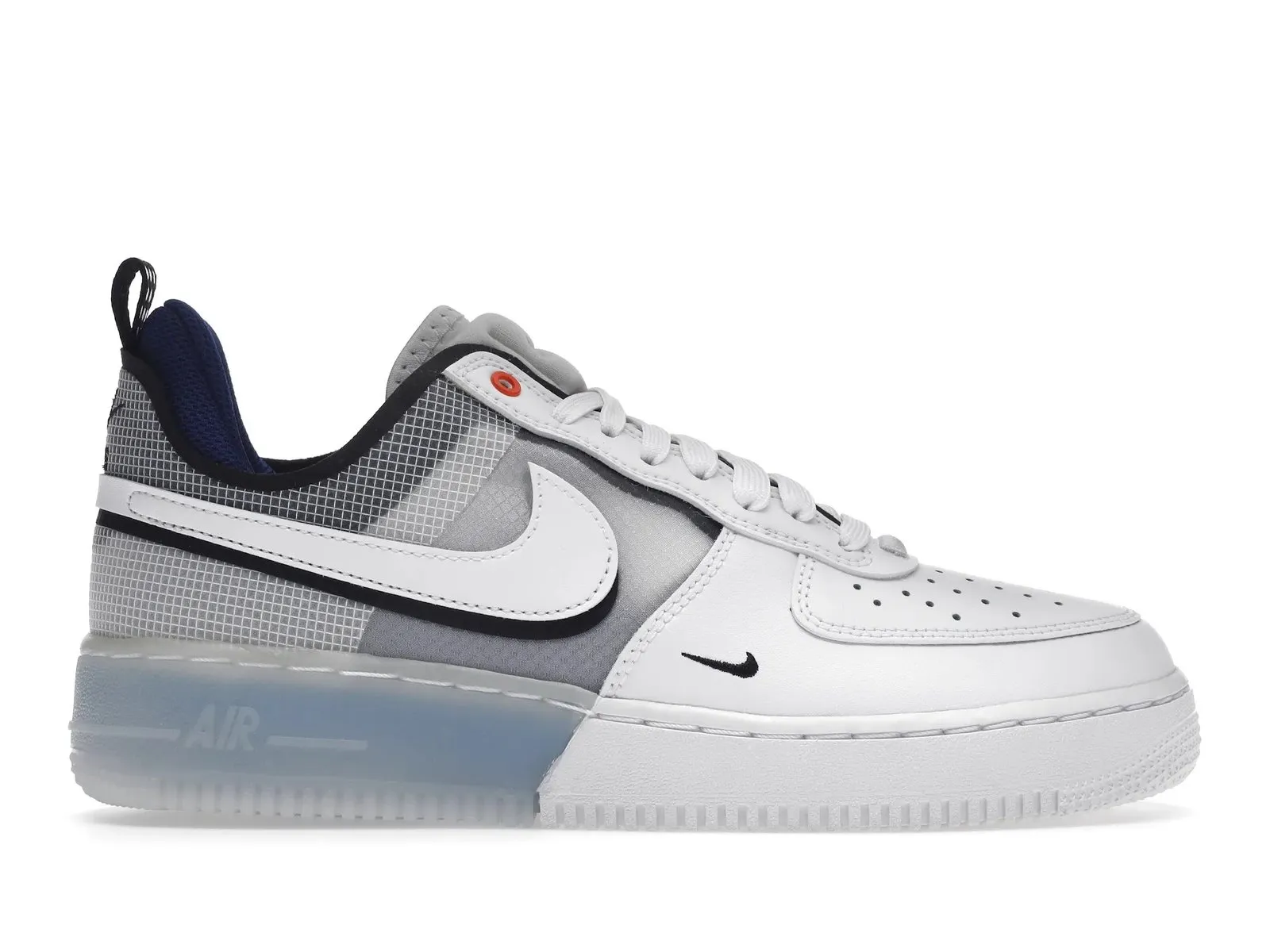Nike Air Force 1 React Split White Photo Blue Shoes