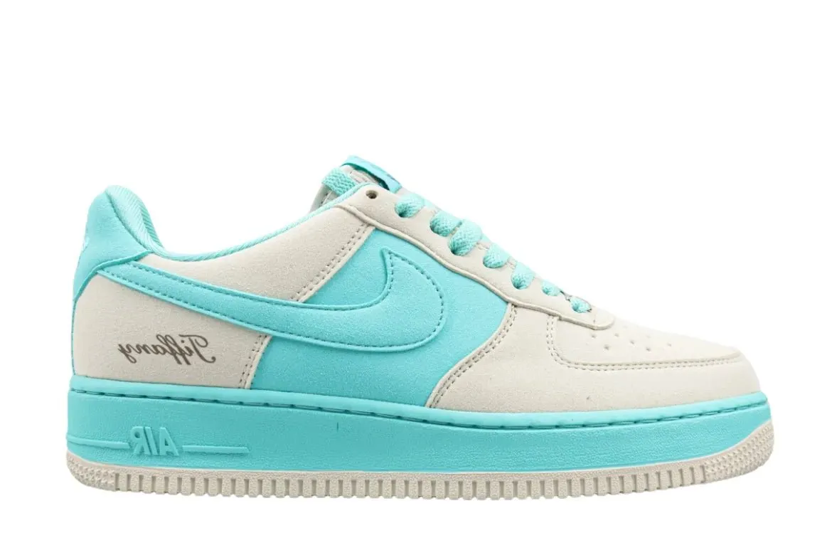 Nike Air Force 1 X Tiffany Grey Blue Shoes