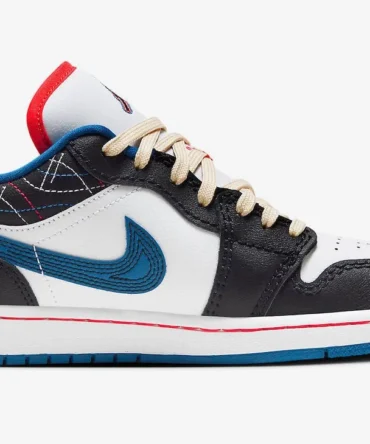 Nike Air Jordan 1 Low Industrial Blue Shoes