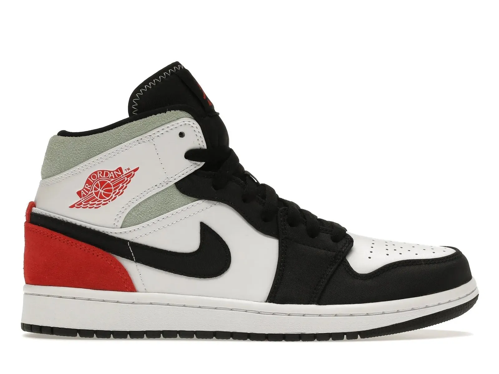 Nike Air Jordan 1 Mid Union Black Toe Shoes