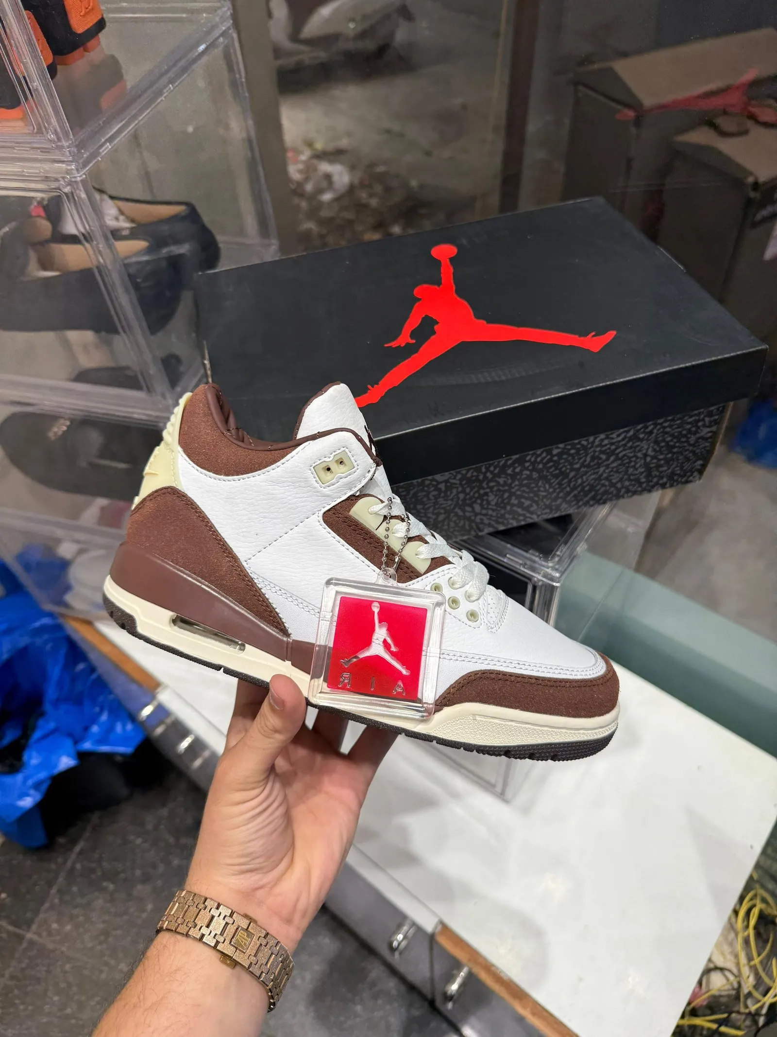 Nike Air Jordan 3 X A Ma Maniere Burgundy Crush Shoes