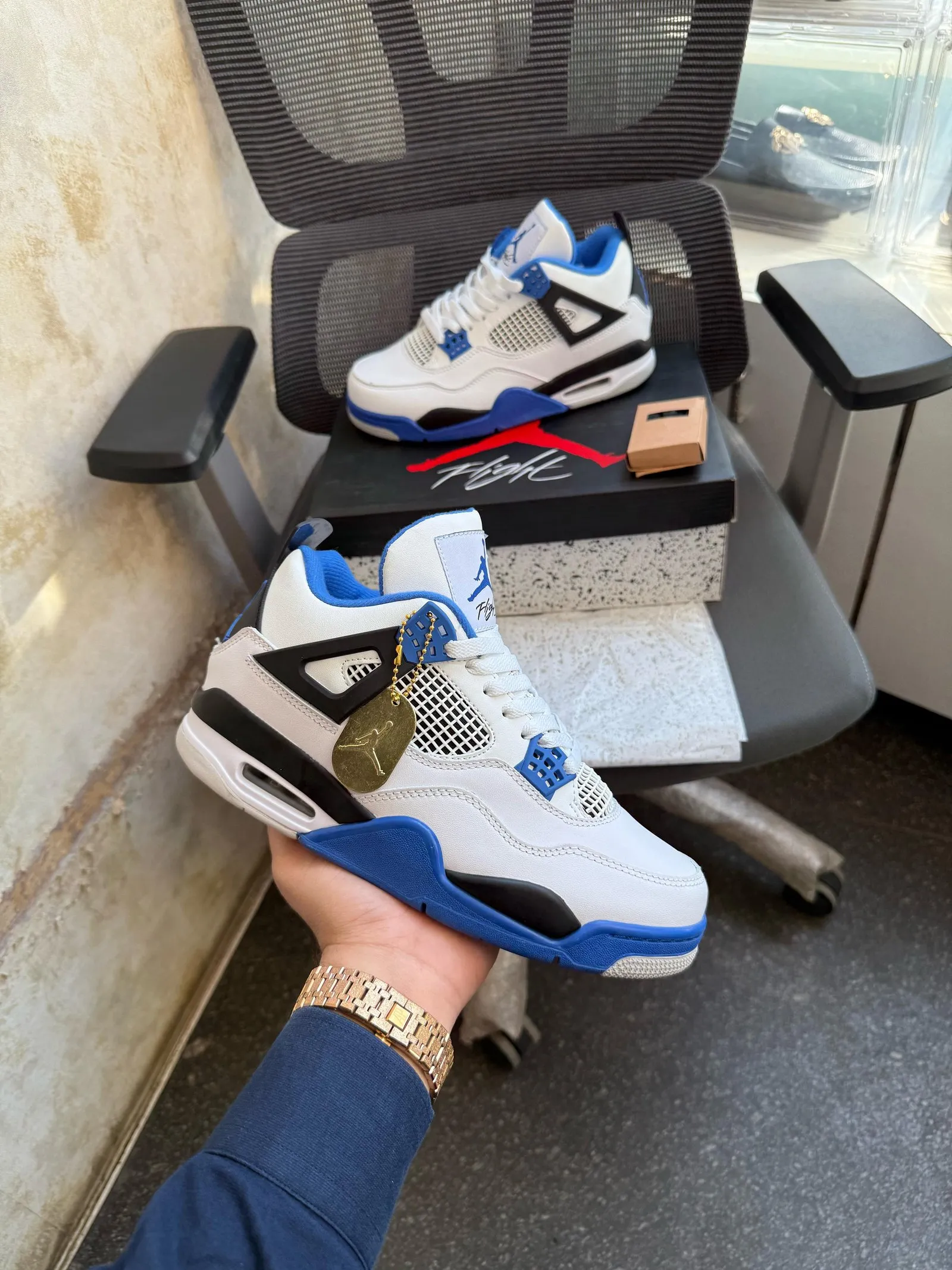 Nike Air Jordan 4 Motorsport Semi UA Shoes