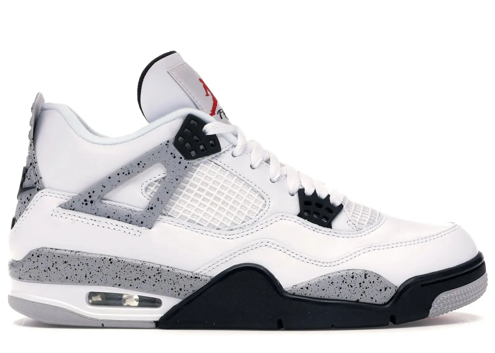 Nike Air Jordan 4 Retro White Cement Heavy Quality Shoes