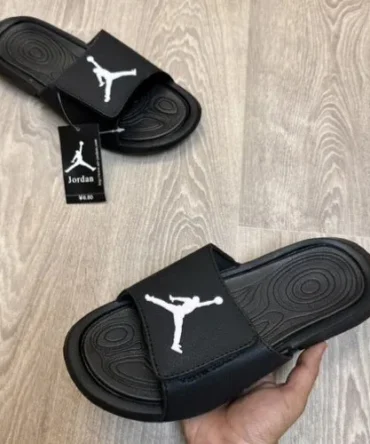 Nike Air Jordan Hydro 6 Black White Flip-Flop