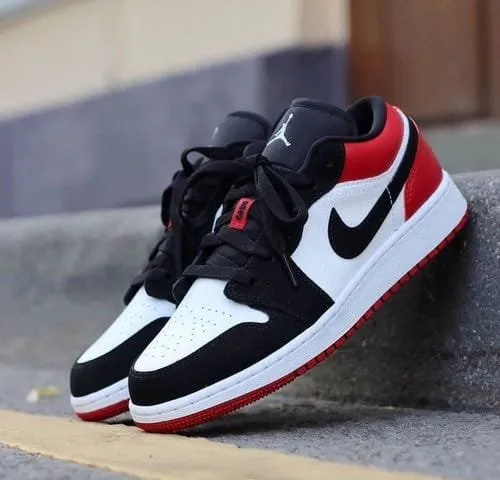 Nike Air Jordan Retro 1 Low Black Toe Short Shoes