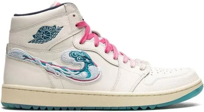 Nike Air Jordan x Michelle Wie Air 1 High Golf Pebble Beach Shoes