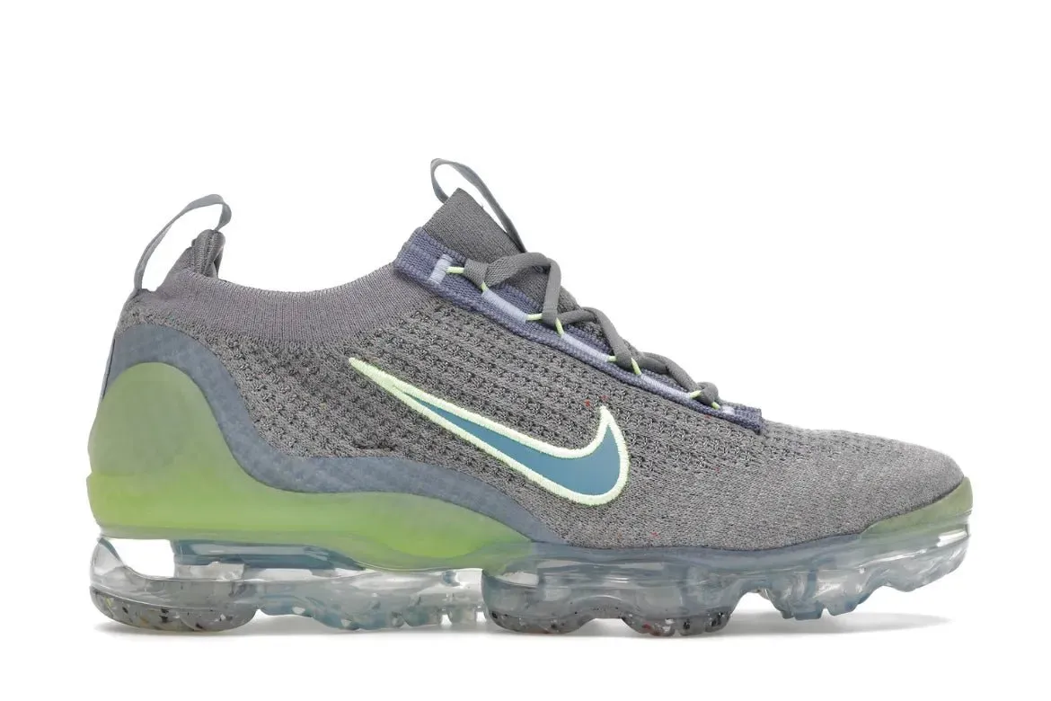 Nike Air Vapormax 2021 FK Particle Grey Liquid Lime Shoes