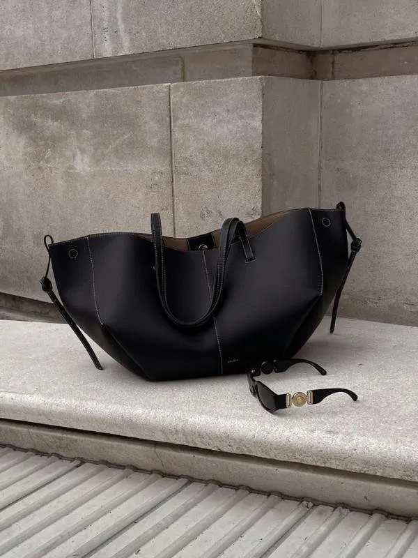 Polene Cyme Large Tote With Wallet & Original Dust Cover (Signature) Bag