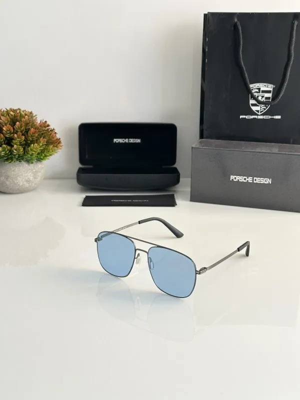 Porsche 001 Gun Blue Sunglasses